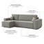 Rozena 3 Seater Sofa Bed-842139449