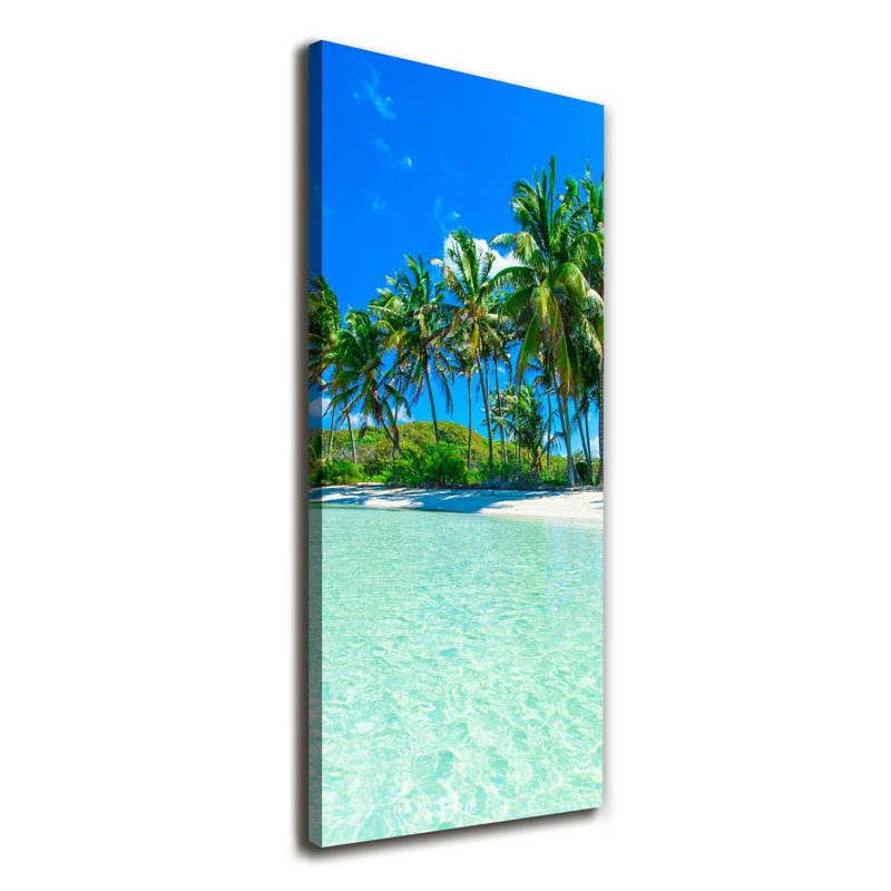 Tropical Beach - Wrapped Canvas Print