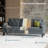 82” Wide Mid-Century Modern 3-Seater Sofa-203995319