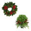 26" Holiday Wreath with UV Rated Boxwood Drop-In