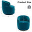 Fauteuil pivotant de 25,6 po Genece-699632591