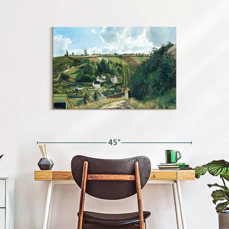 Alvord Jalais Hill Pontoise 1867, H 24 po x l 36 po