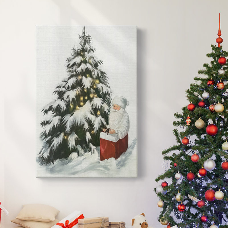 Art des Fêtes de Noël - Toile tendue avec châssis CCXLV, H 18 po x l 12 po