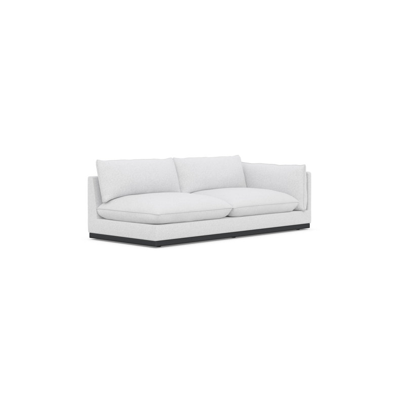 Camden Sofa, White Polyester