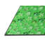 Tapis vert à motif floral-850114864