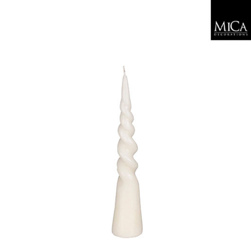 Unscented Taper Candle, Cream