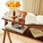 Cherry Solid Wood Rectangular Console Table-1604756378