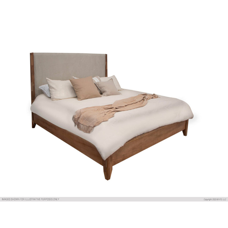 Abdallah Upholstered Platform Bed, King