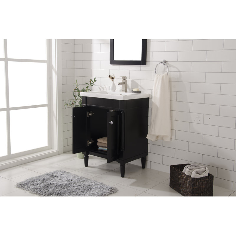 Ensemble de meuble-lavabo simple 24 po Jaida, Espresso