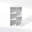 Étagère ouverte multifonctionnelle de 5 cubes Reed pour vêtements et garde-robe, blanche-1404410363