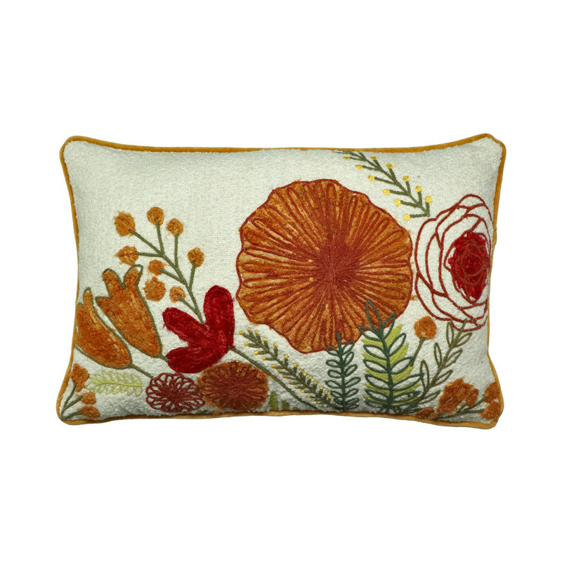 Rosetta Multi-Colored Cotton Cushion
