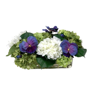 Faux Floral in Vase