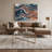 Hawaiian Polynesian Patterns Gray Canvas Wall Art