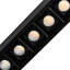 Lustre noir intégré à DEL 52 po