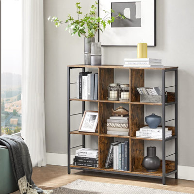 9 Cubes Storage Organizer Bookcase by 17 Stories