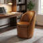 Tabouret de coiffeuse pivotant rembourré-201508553