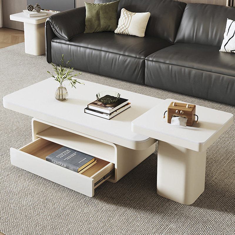 Osée, H 16,53 po x L 47,24 po x l 23,62 po, Blanc
