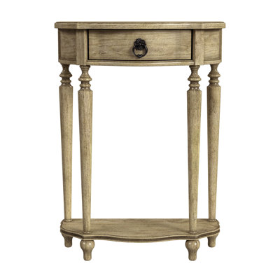 Amandarose Solid Wood End Table with Storage
