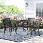 Chachere 4 - Person Patio Dining Set with Round Table