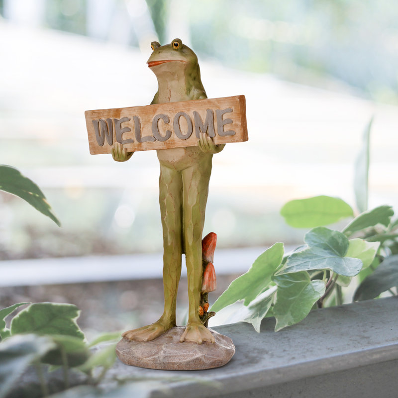 Jerolene Garden "Welcome" Frog