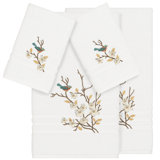 Ensemble de serviettes en coton turc 4 pièces Spring Time