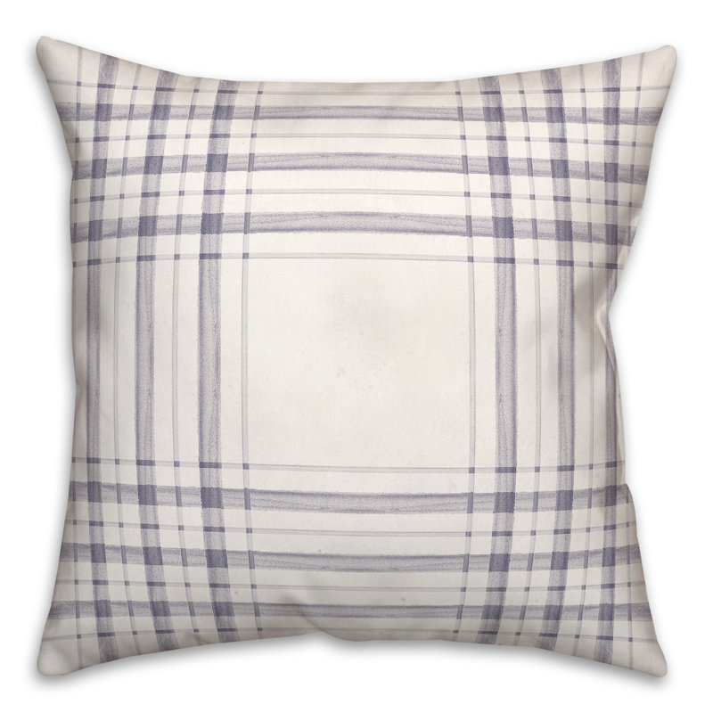  Housse et insert de coussin extérieur peint, Bleu, 20 po x 20 po
