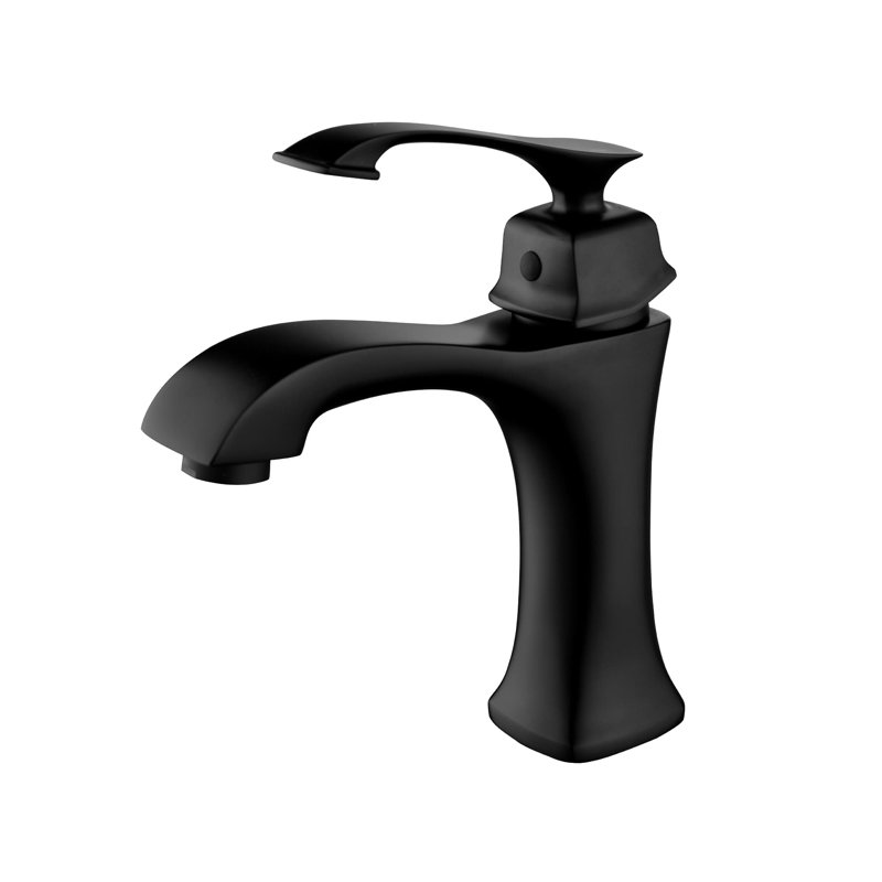 Single-Hole Single-handle Bathroom Faucet, Matte Black