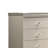 Ivory Crest Contemporary Style 6-drawer 54.5 In. Pearl White Dresser