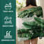 Serviettes de bain en microfibre Botanical Leaf surdimensionnées en microfibre pour salle de bain 30 * 63 pouces Plus, vous recevrez un sac fourre-tout en toile de style plage