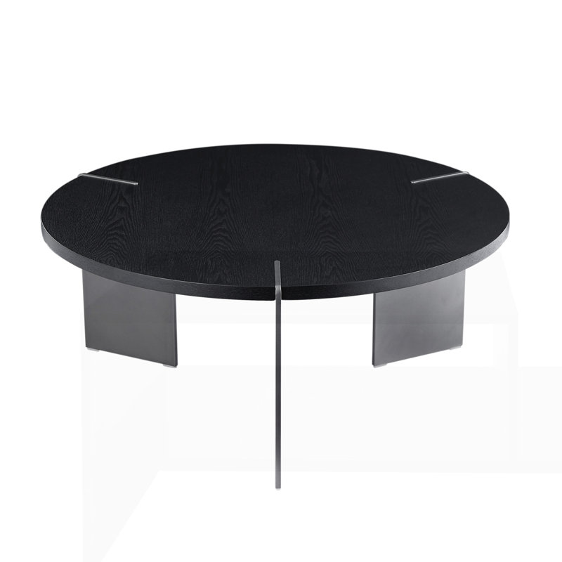Round Coffee Table, Black