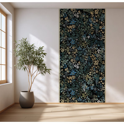 Adhésif décoratif floral non-mural