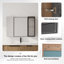 Armoire à pharmacie moderne avec rangement, salle de bain 39,4 po