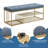 Muammar 47'' W Upholstered Storage Bench with Metal Frame-1832387819