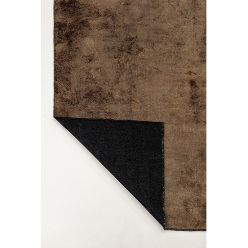 Rapture Brown/Black Luxury Area Rug, Rectangle 7'10" x 9'10"