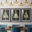 Christmas Holiday Art CXIX - Impression encadrée sur mesure de qualité supérieure - 3 pièces-2118936981-2118936980