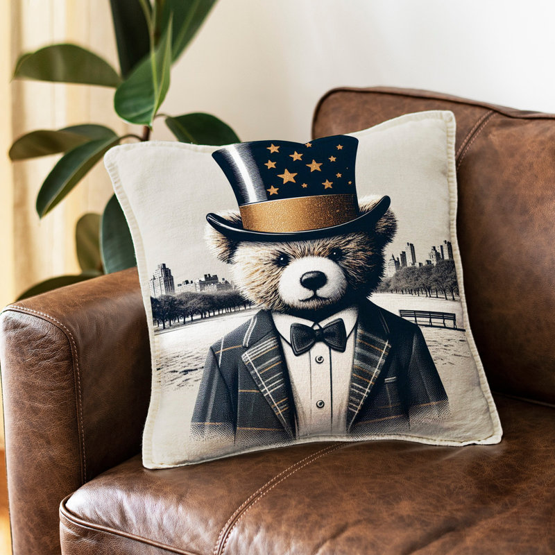 Abstract Throw Pillow