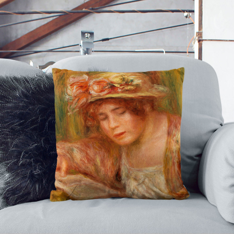 Andree in a Hat Scatter Cushion, 40cm H x 40cm W x 15cm D