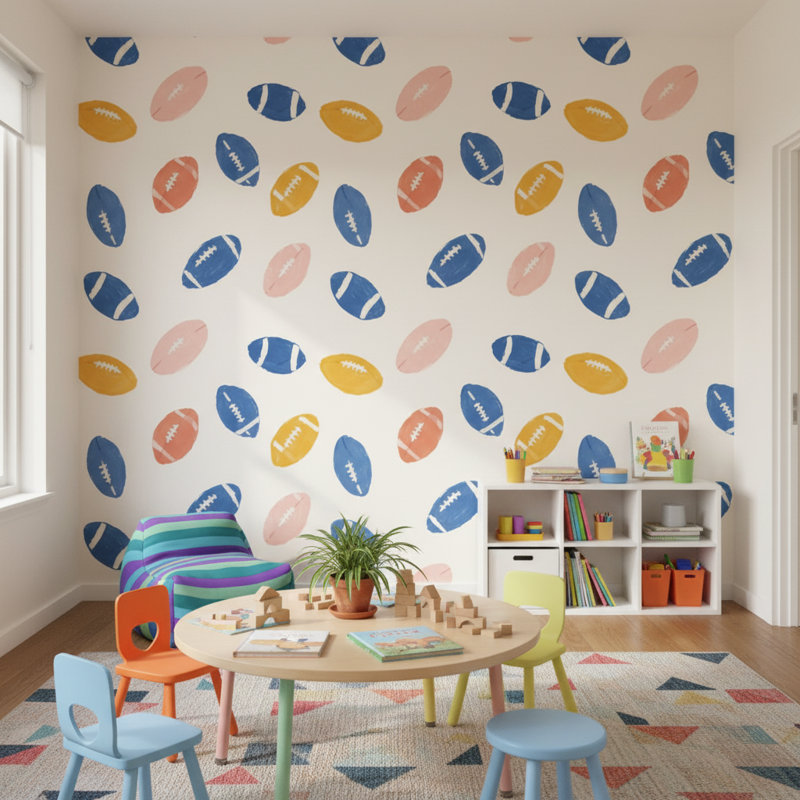 Papier peint sport abstrait