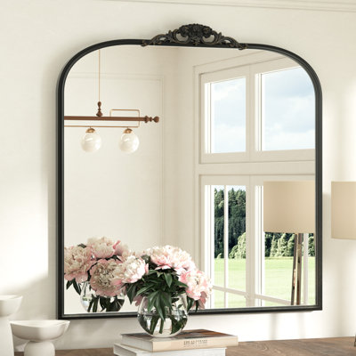  Arnott Arch Decorative Wall Accent Mirror with Baroque Metal Frame