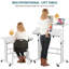 Adjustable Metal Base Computer Desk-1592677744