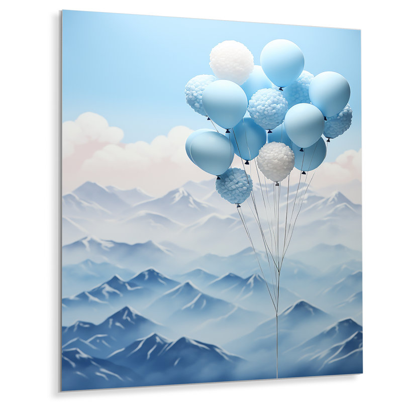 Sky Is The Limit Woman Motivation II - Motivation Metal Wall Art, 32" H x 24" W x 1" D