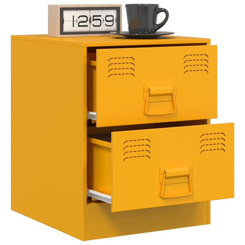 Table de bout vidaXL, Jaune