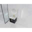 Meuble-lavabo mural 24 po avec lavabo en céramique et armoire latérale, portes à fermeture douce, armoire combinée (emballage KD)