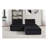Velvet 3 Pc Sectional Sofa Ottoman
