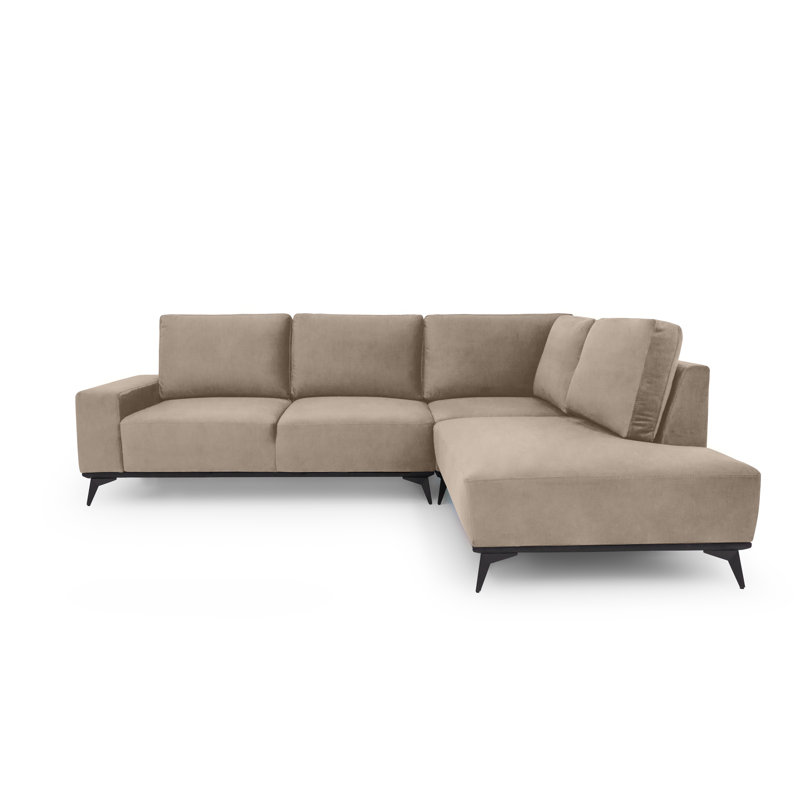 5 Seater Corner Sofa, Beige