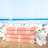Ensemble de 2 serviettes de plage - orange clair
