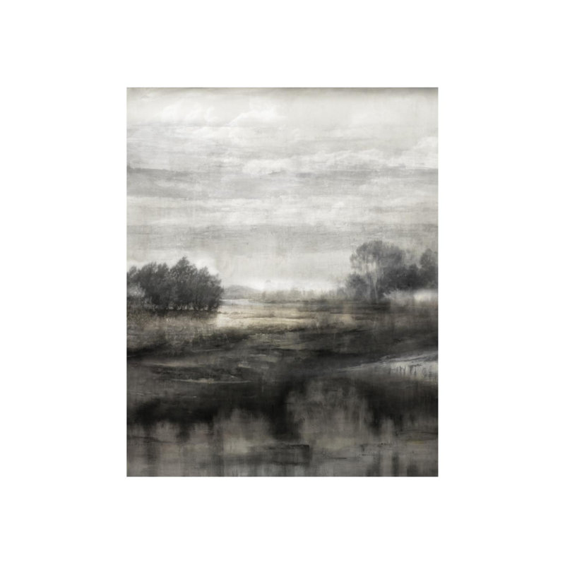 Winter Morning Print by James McAllen, Glass Coat, 50" H x 40" W x 1.5" D