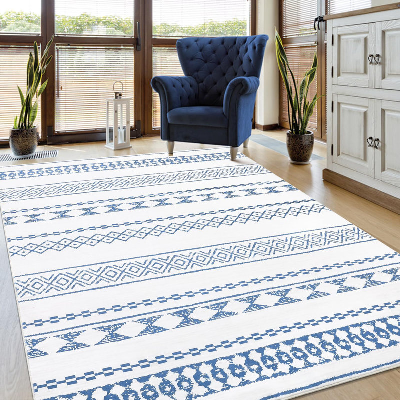 Tapis moderne géométrique 9X12