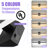 31.5" Black LED Wall Sconce - Dimmable & Easy To Install, Ideal For Modern Home Decor-1272824155