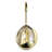 Venezia 5-in Integrated LED ETL Certified Teardrop Armed Wall Sconce Light with Glass Shade-65216908